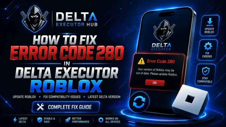 How to Fix Error Code 280 in Delta Executor Roblox