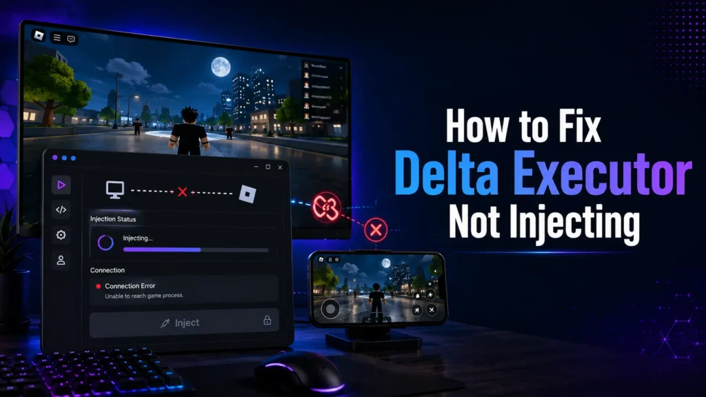 How to Fix Delta Executor Not Injecting.