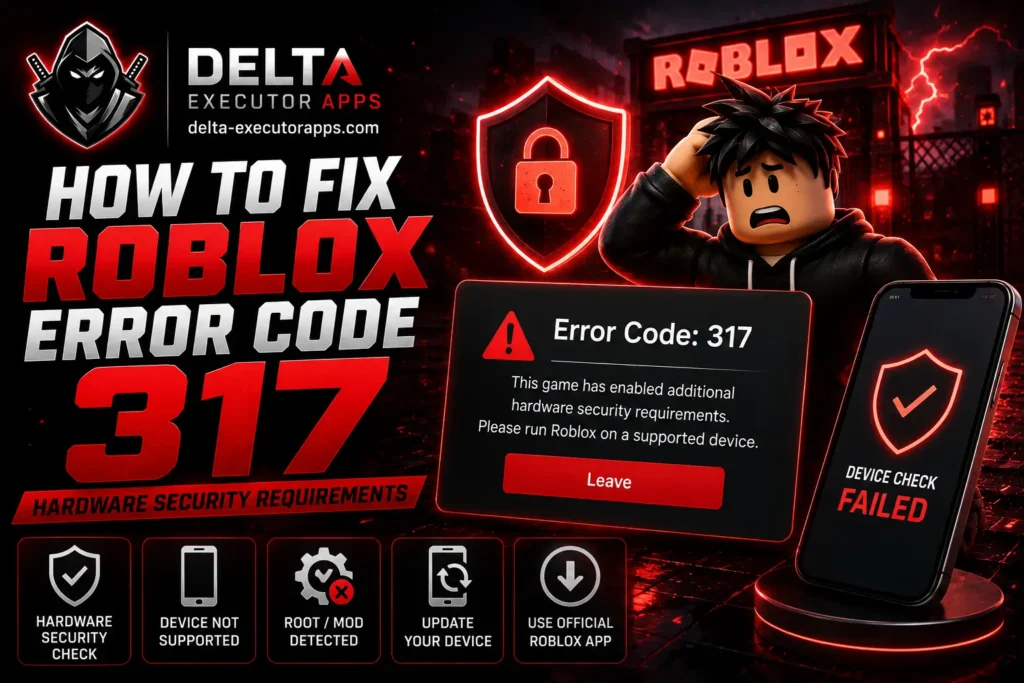 How to Fix Roblox Error Code 317