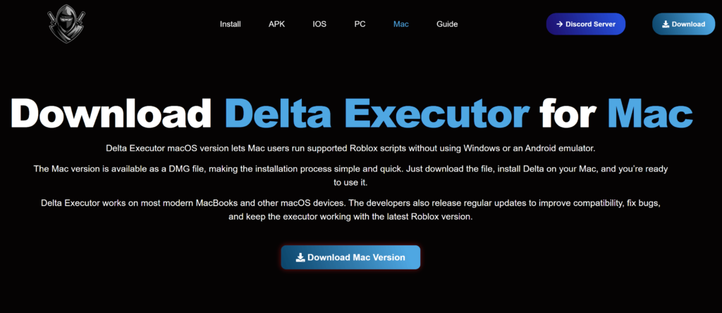 Download Delta Executor for MAC